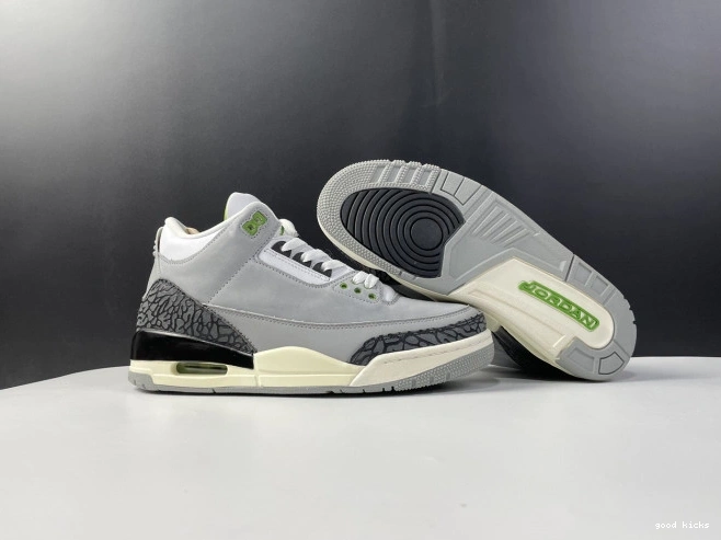 Rep 136064-006 Chlorophyll Retro Jordan 3 Air 0723